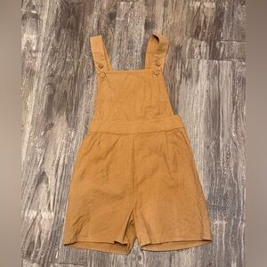 Knotted Fern size 9-10T Overalls
